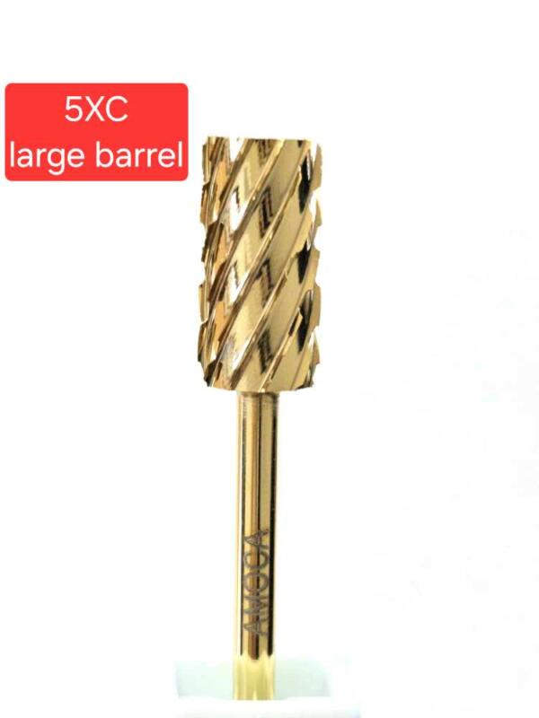 Nail Drill Bit 5XC Large Barrel Flat