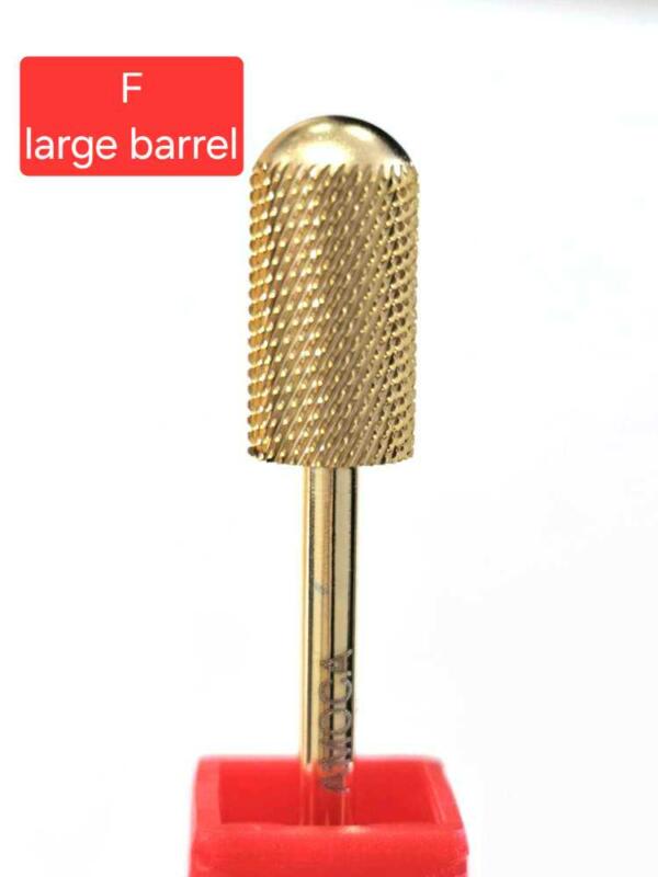 Nail Drill Bit F Large Barrel Round