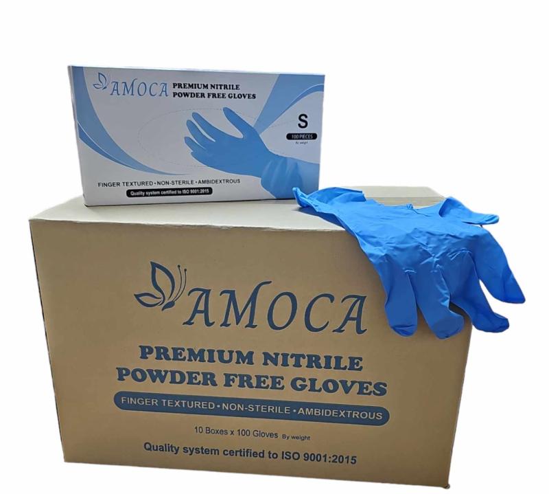 Nitrile Gloves Powder Fee size S 1 carton 10 boxes