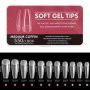 Soft Gel Tip 1 box - Medium Coffin