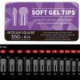 Soft Gel Tip 1 box - Medium Square