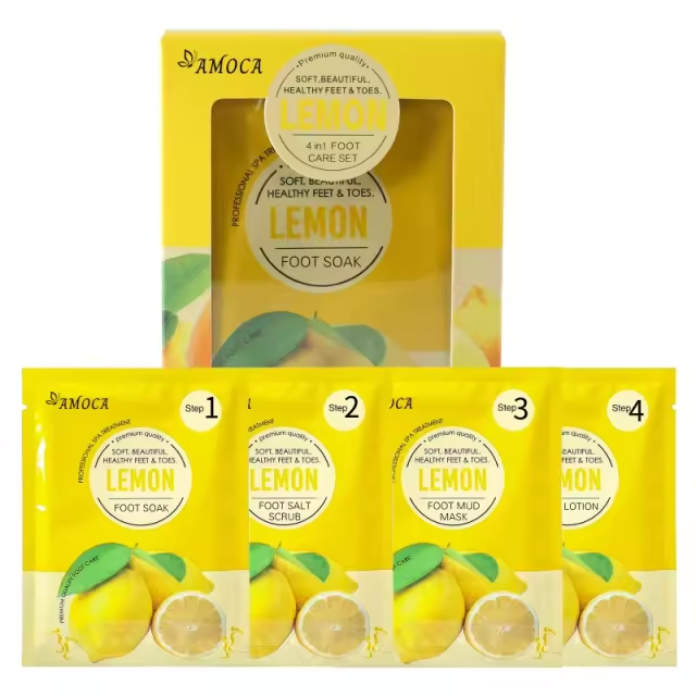 Deluxe Pedicure 4 Steps 1 set (Lemon)